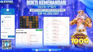 BUKTI WITHDRAW GTATOGEL KEMENANGAN JACKPOT DI SLOT GATES OF OLYMPUS 1000