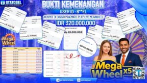 BUKTI WITHDRAW GTATOGEL KEMENANGAN JACKPOT DI CASINO PRAGMATIC PLAY LIVE MEGAWHEEL